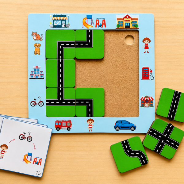 Road Map Maze Game